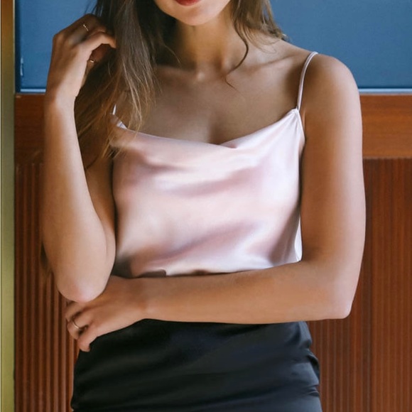 Emilio Pucci Silk Light Pink Sheer Women’s Cami Top Size 6 NWT - Picture 2 of 11